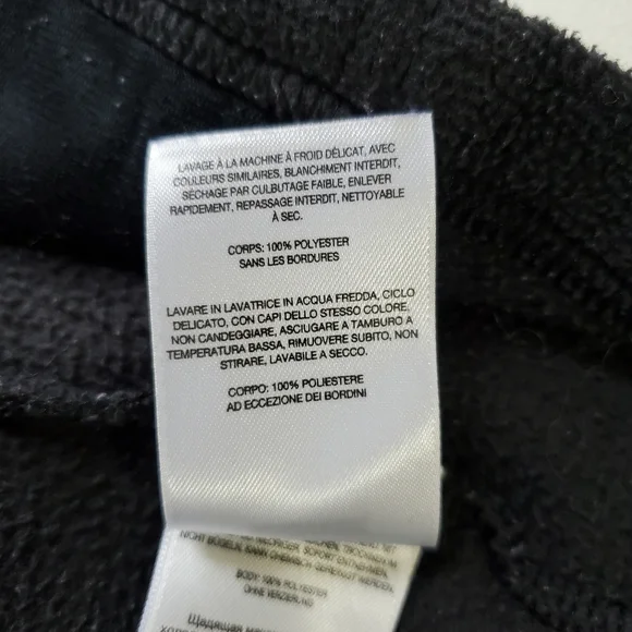 Columbia Fleece Full Zip Vest Charcoal Gray Black Size 2X - Picture 5 of 6